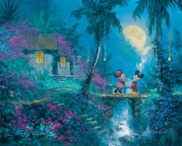  Cole Painting - Moonlight Proposal Coleman cartoon for kids
